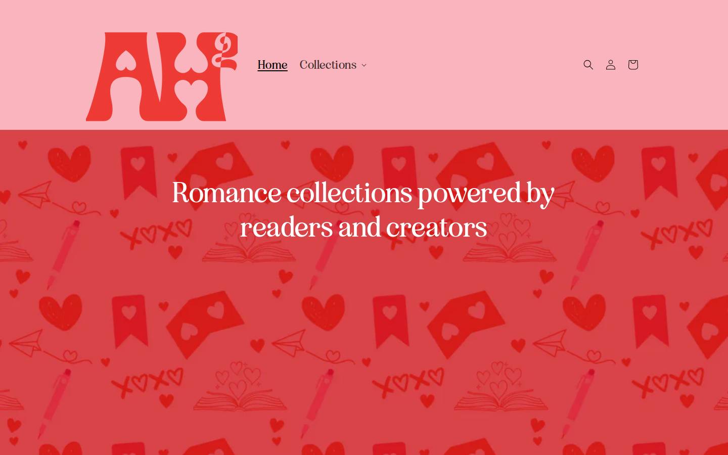 ah2romancecollections.com homepage screenshot