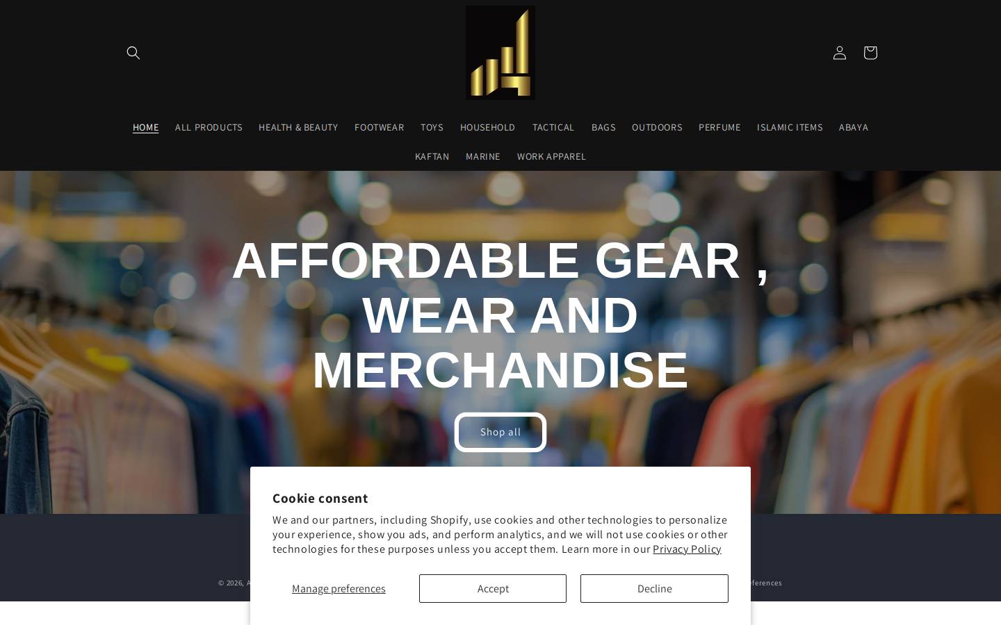 ahad1.com homepage screenshot