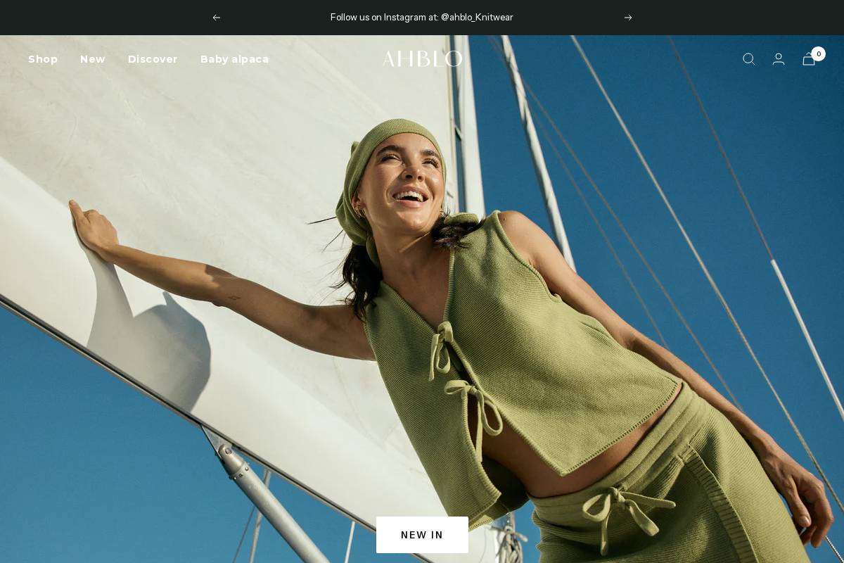 ahblo.com homepage screenshot