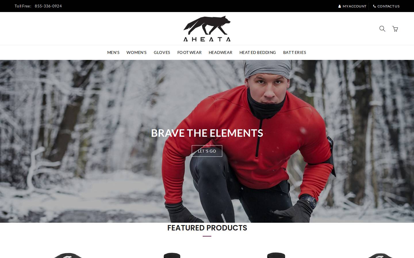 aheata.com homepage screenshot