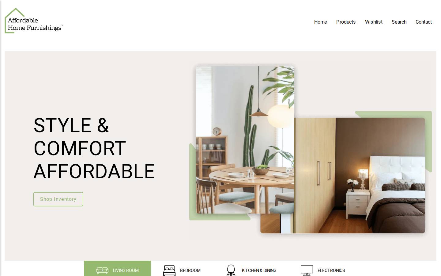 ahfshop.com homepage screenshot