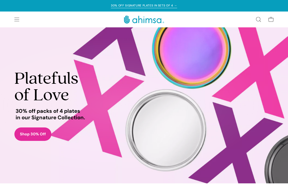 AHIMSA® homepage screenshot