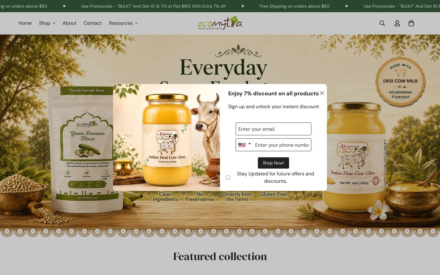 ahimsaproducts.com homepage screenshot