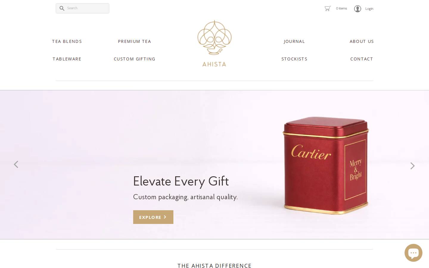 ahistatea.in homepage screenshot