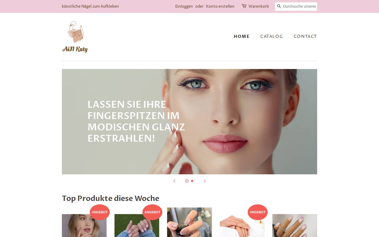 ai-nails.eu homepage screenshot