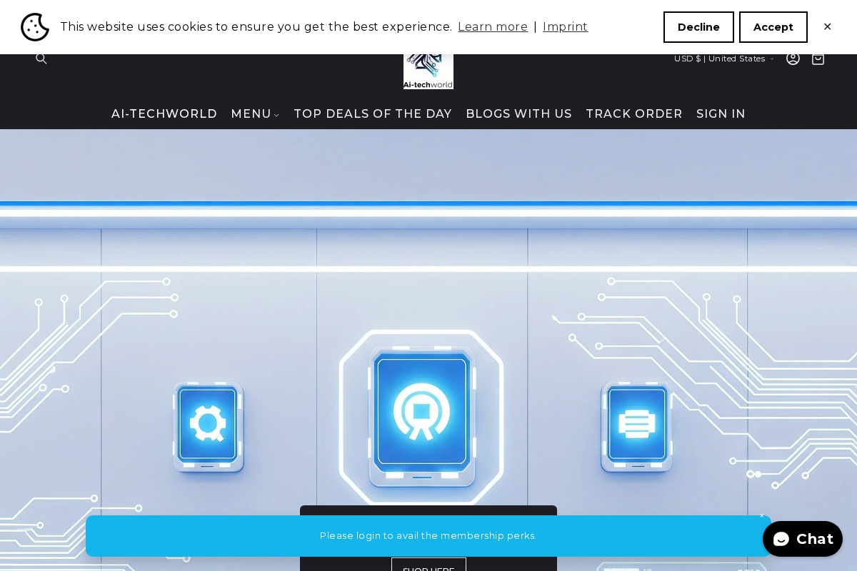 Ai-TechWorld homepage screenshot