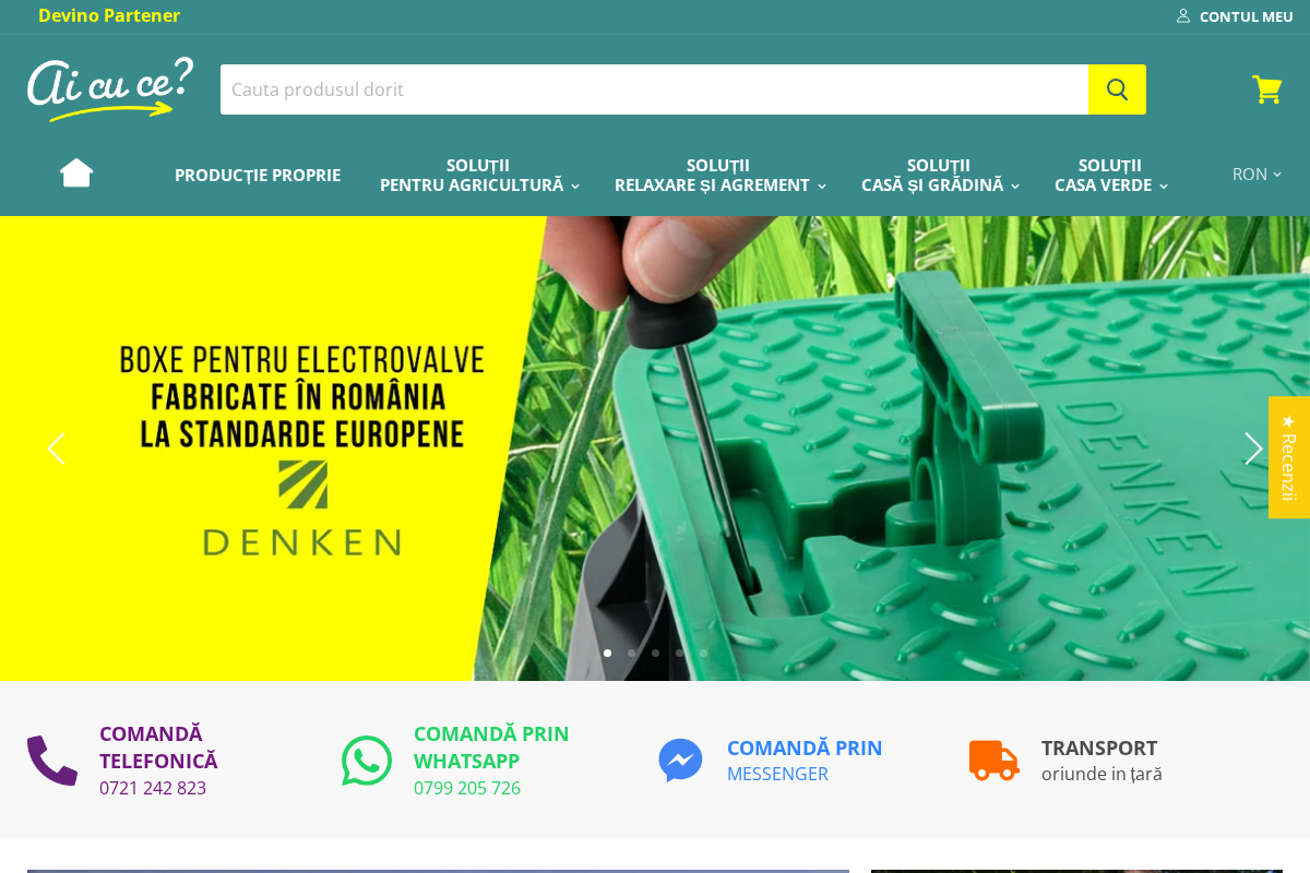 aicuce.ro homepage screenshot
