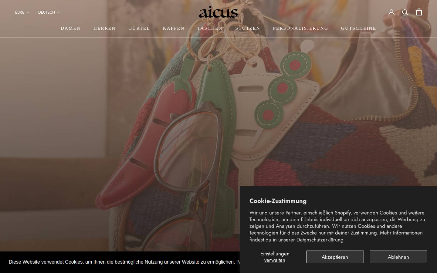 aicus.at homepage screenshot