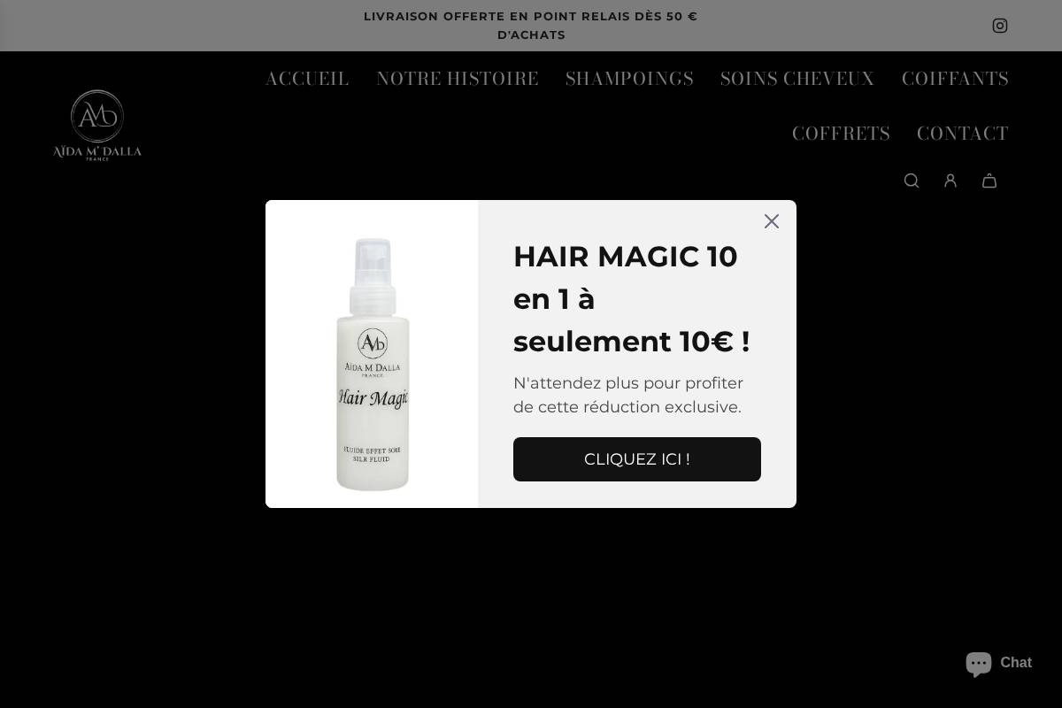 aida-mdalla.fr homepage screenshot