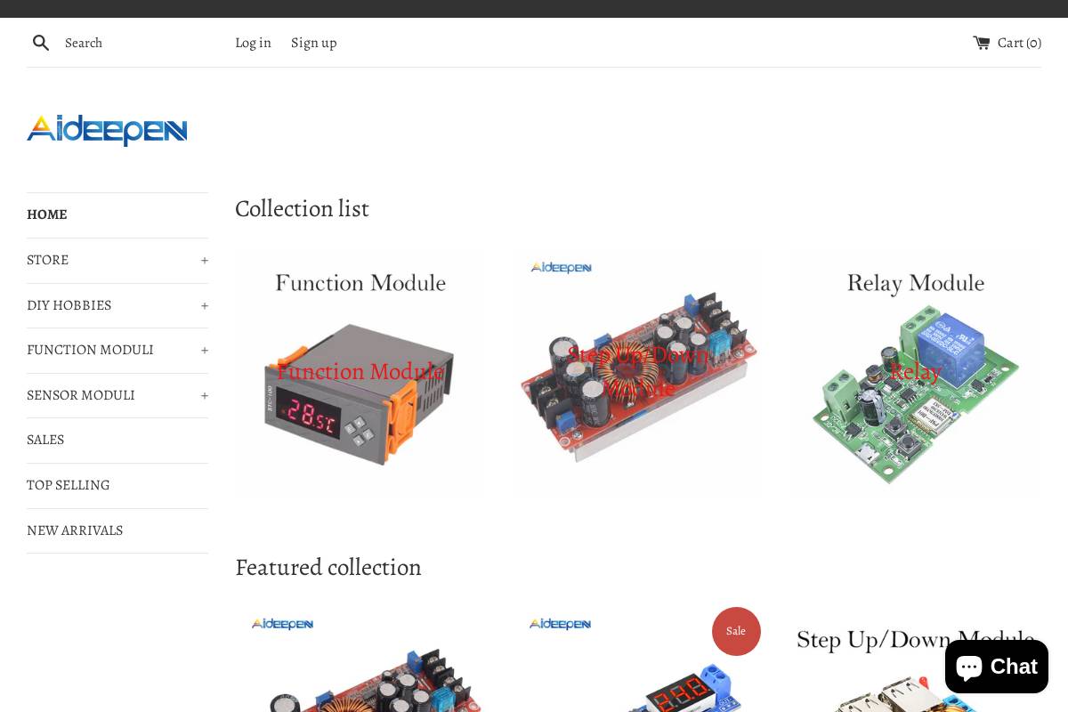 aideepen.com homepage screenshot