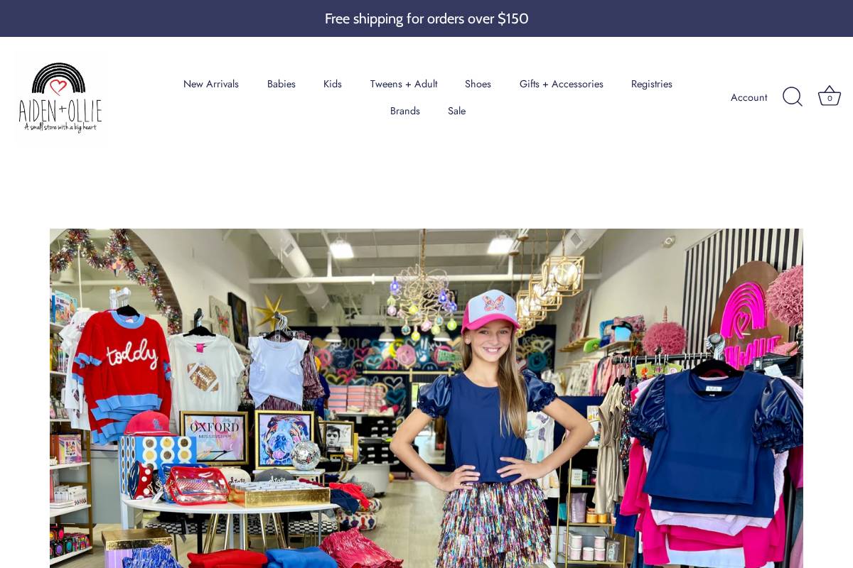 aidenandollie.com homepage screenshot