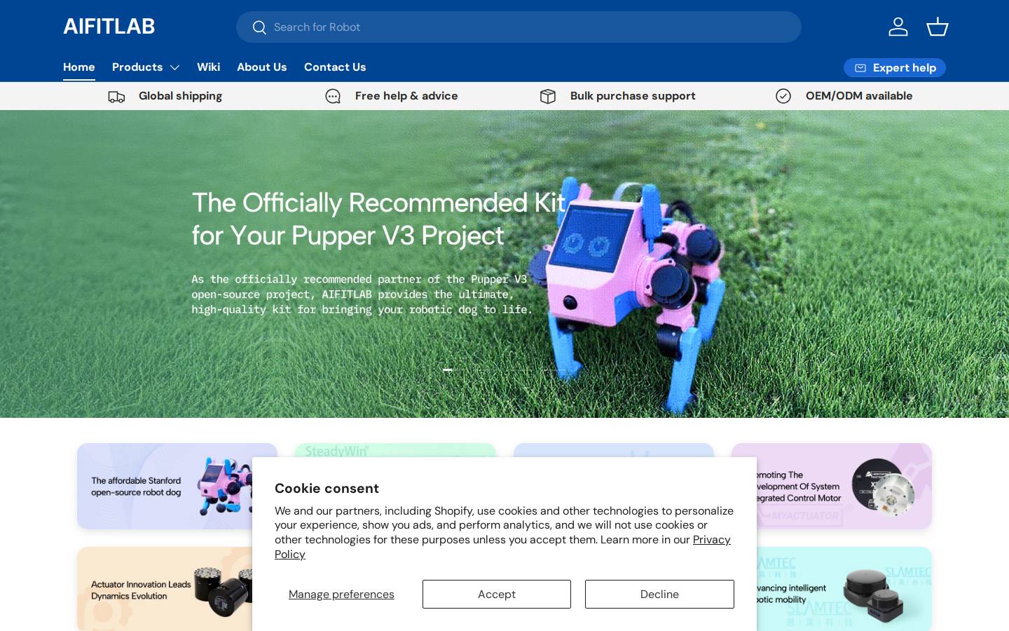 aifitlab.com homepage screenshot