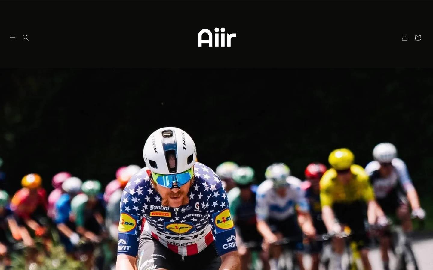 aiirheadwear.com homepage screenshot