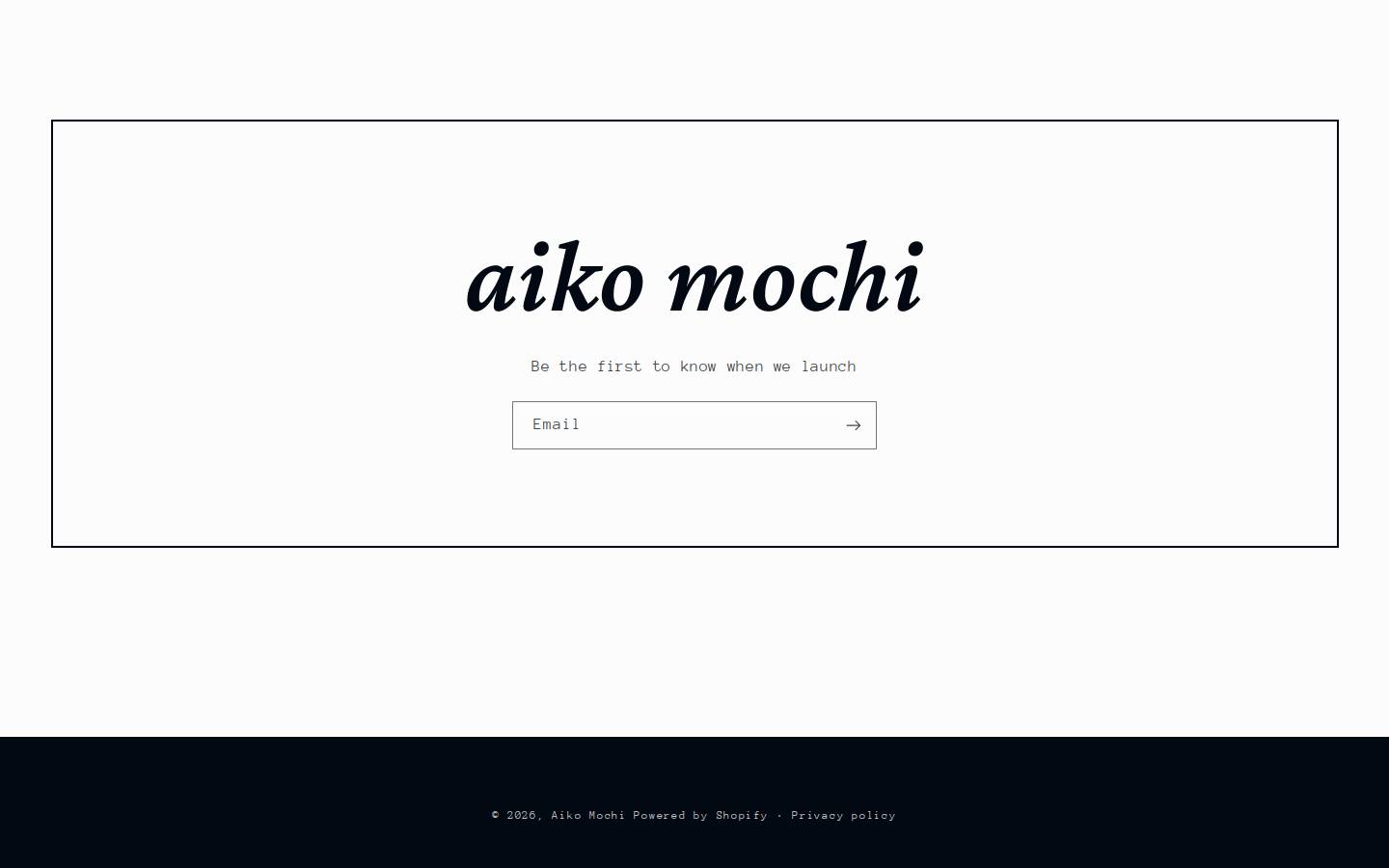 aikomochi.in homepage screenshot
