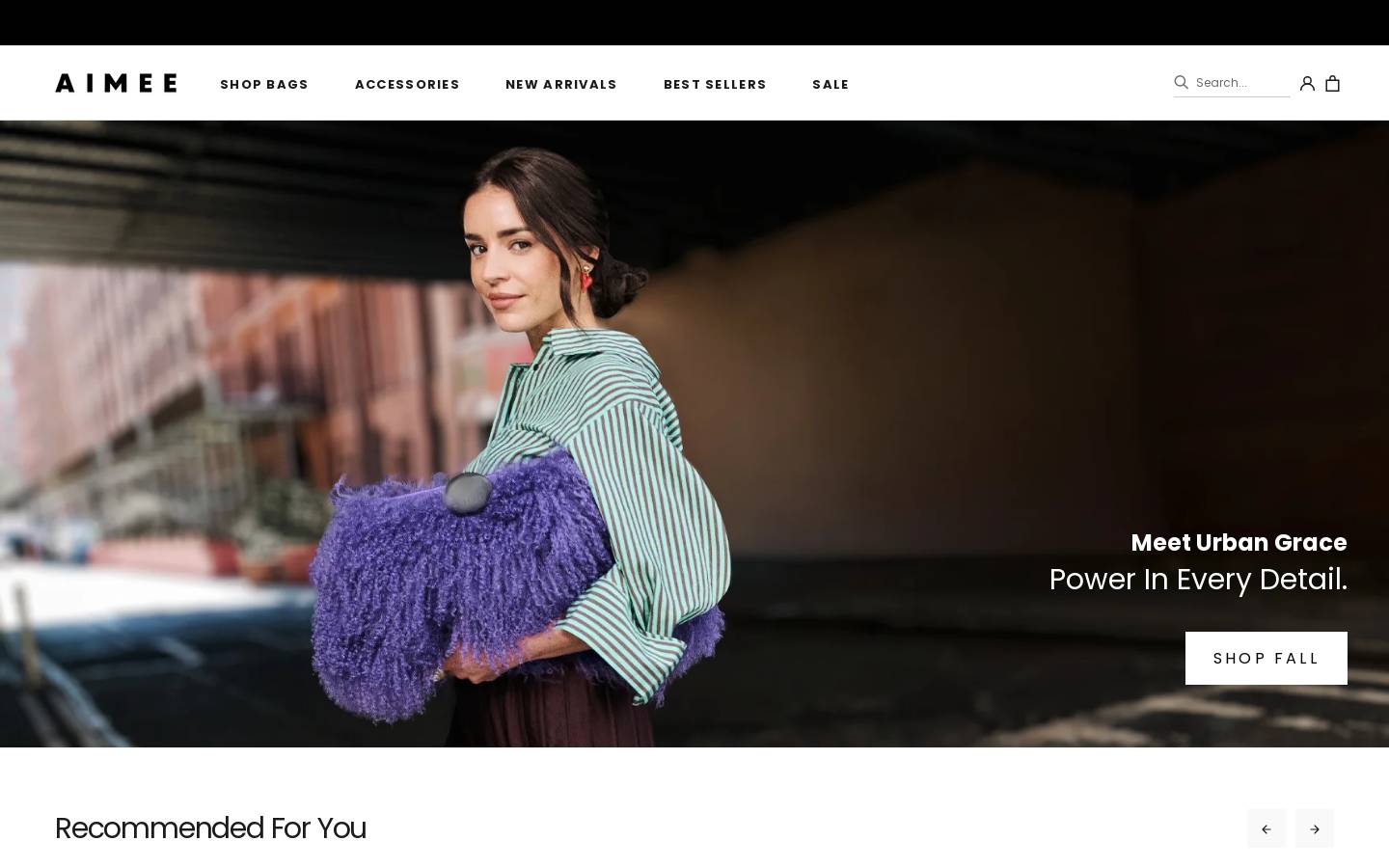 aimeekestenberg.com homepage screenshot