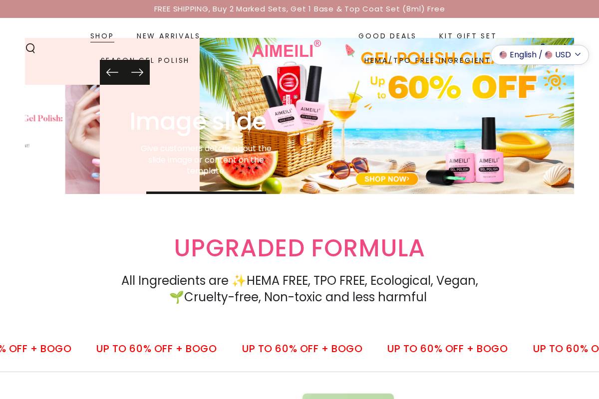 aimeili.us homepage screenshot