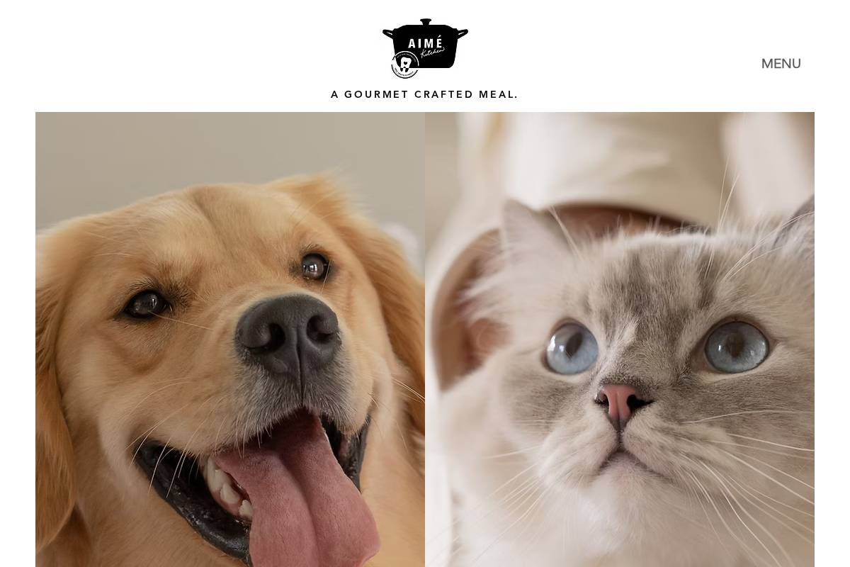 aimekitchen.ca homepage screenshot