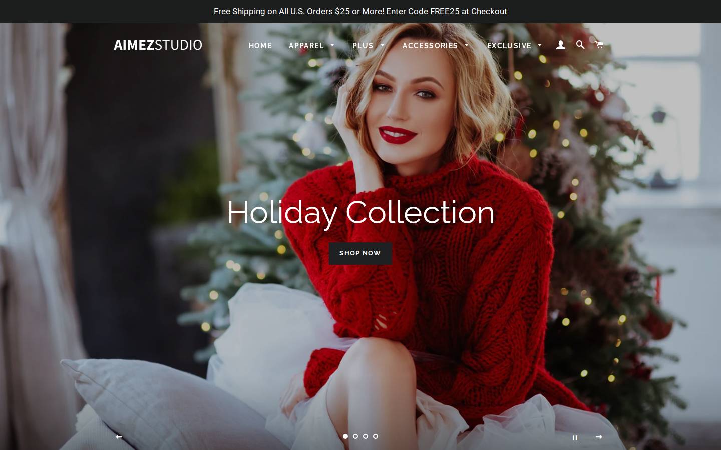 aimezstudio.com homepage screenshot