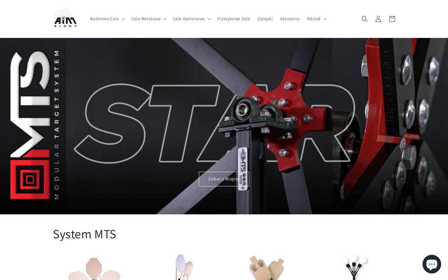 aimright.pl homepage screenshot