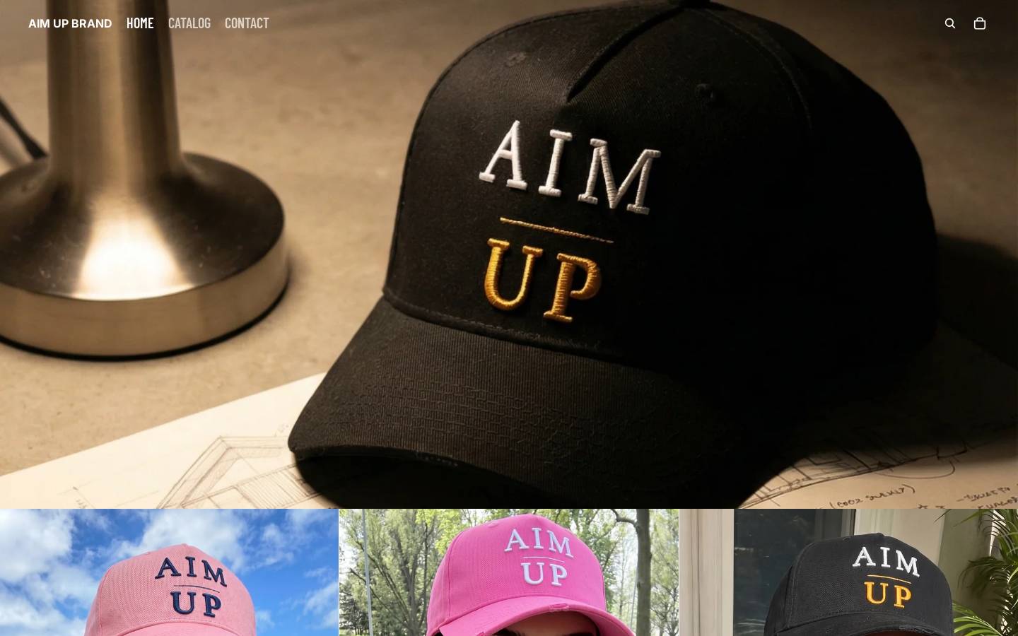 aimupbrand.com homepage screenshot