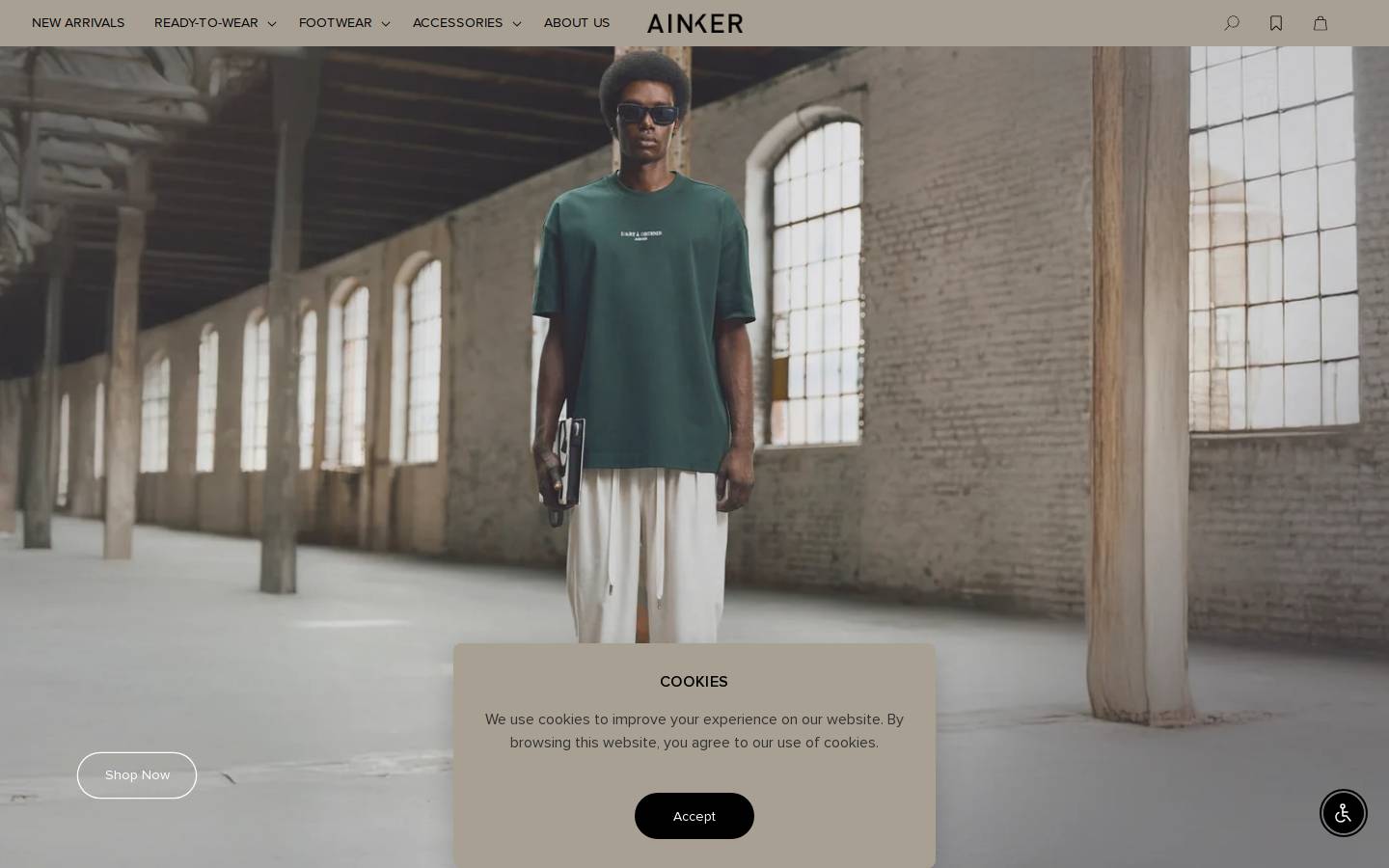 ainker.com homepage screenshot