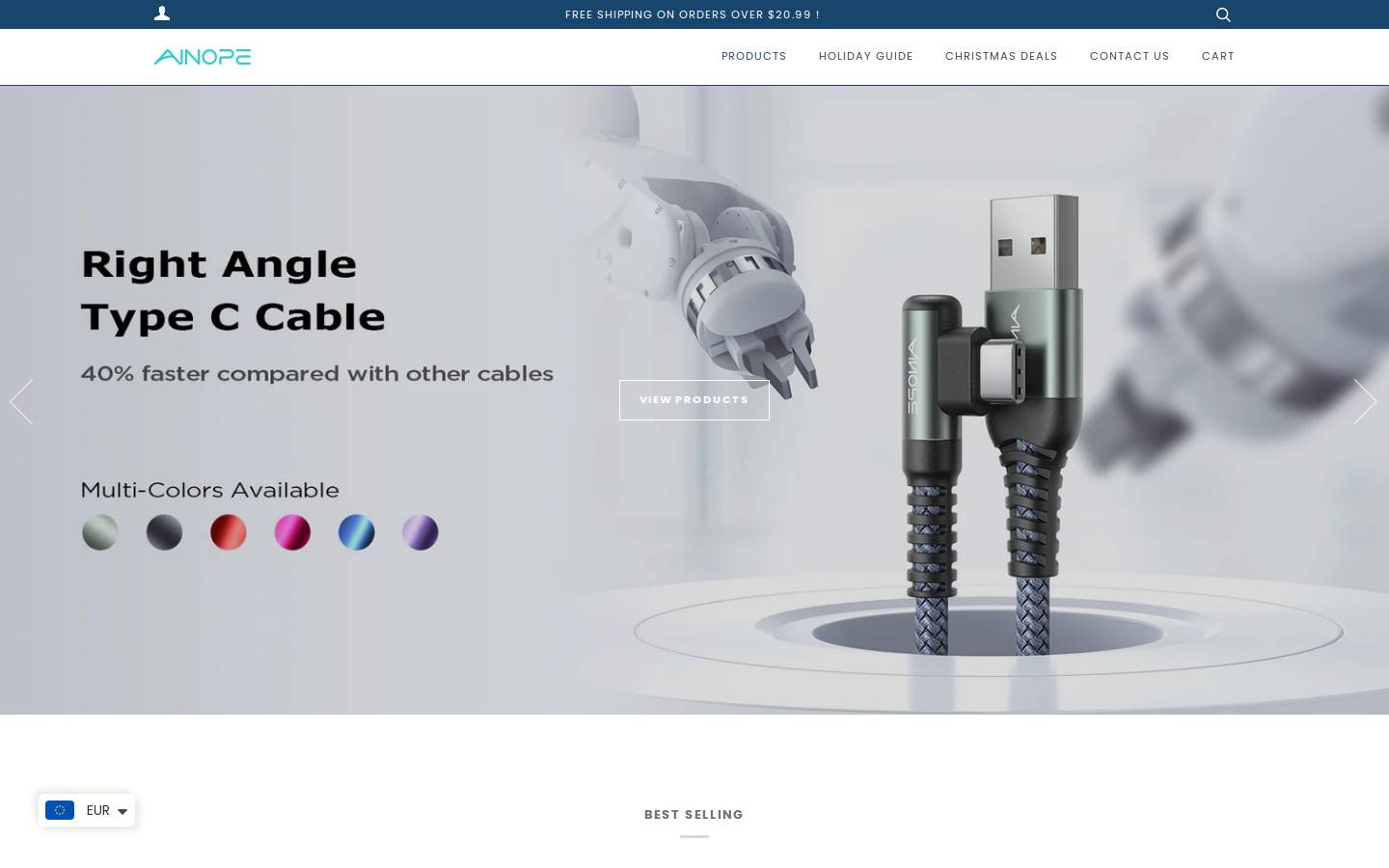 ainope.com homepage screenshot