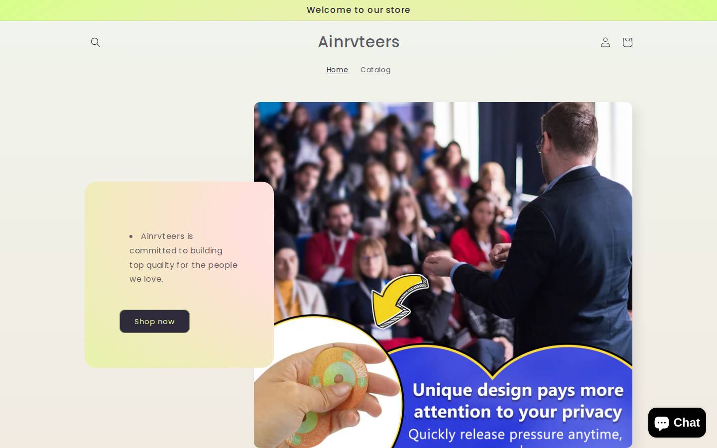 ainrvteers.com homepage screenshot