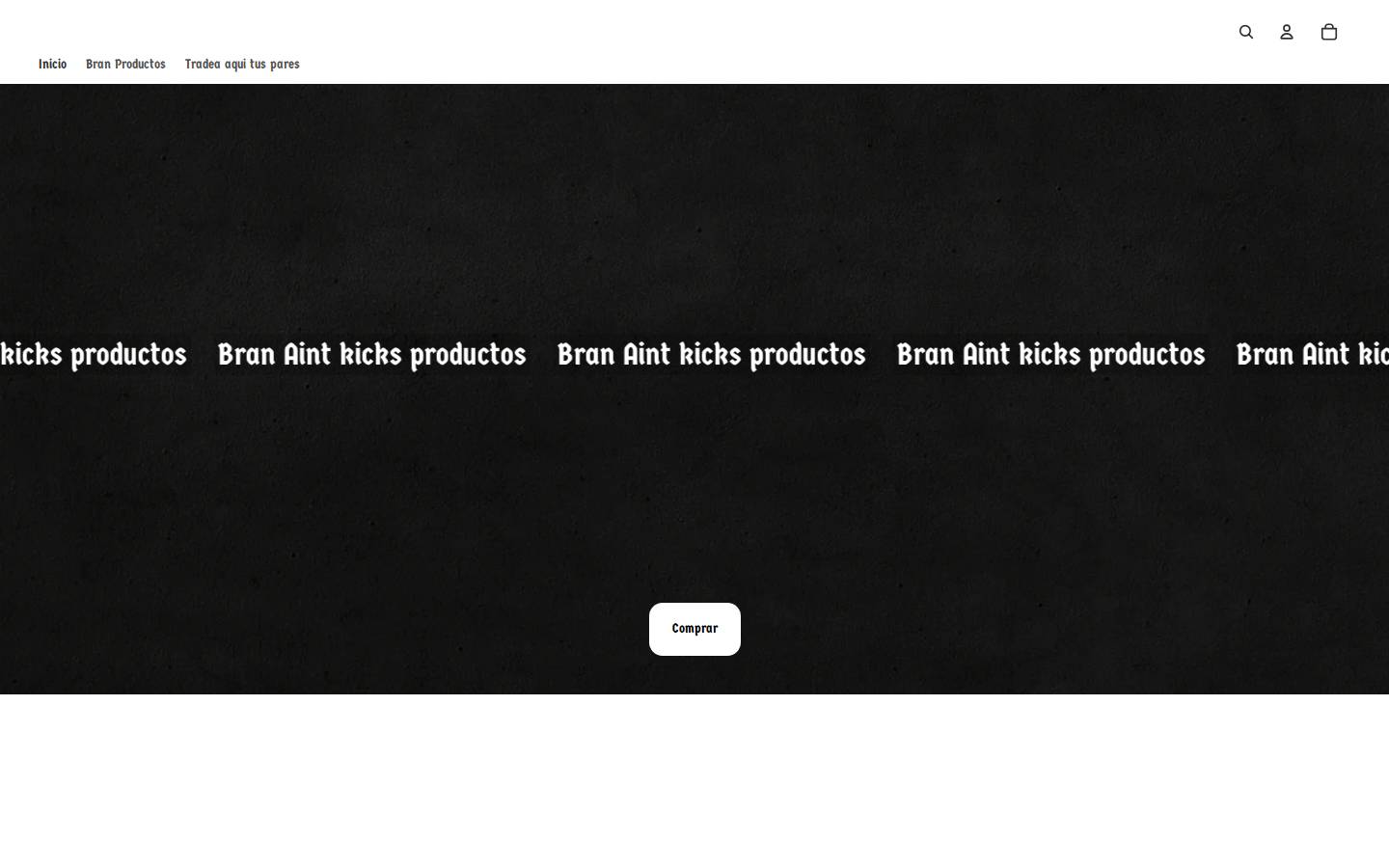 aintkicks.store homepage screenshot