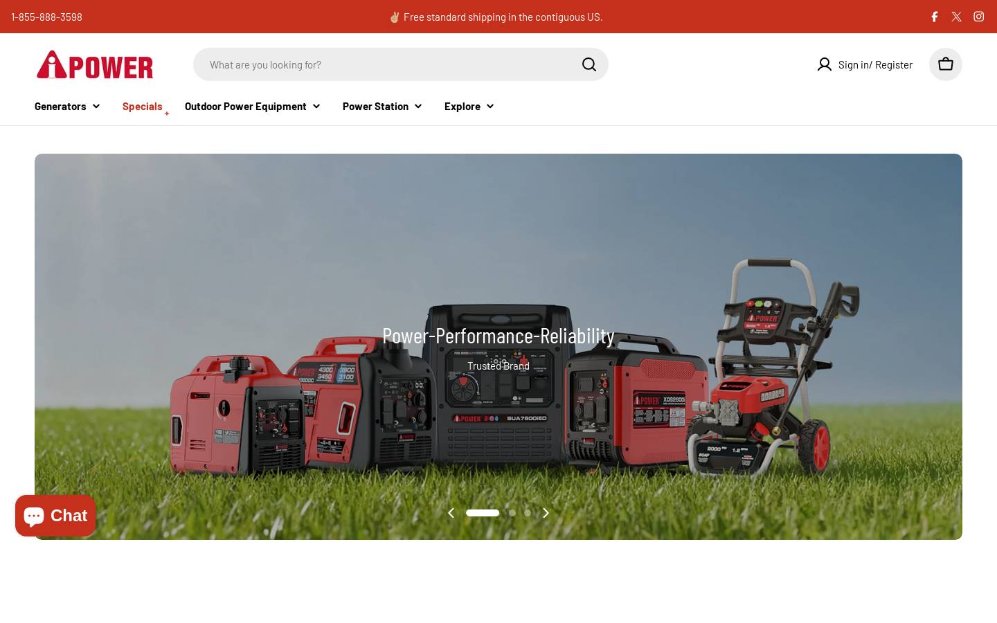 aipower.com homepage screenshot