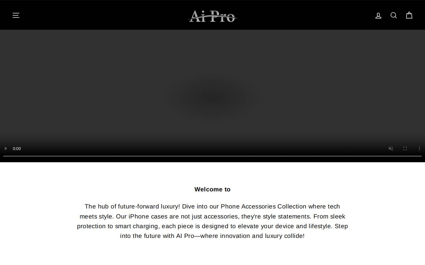Aiprousa homepage screenshot