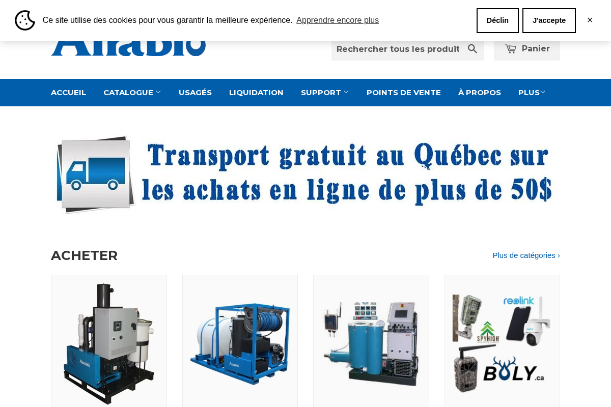 Airablo homepage screenshot