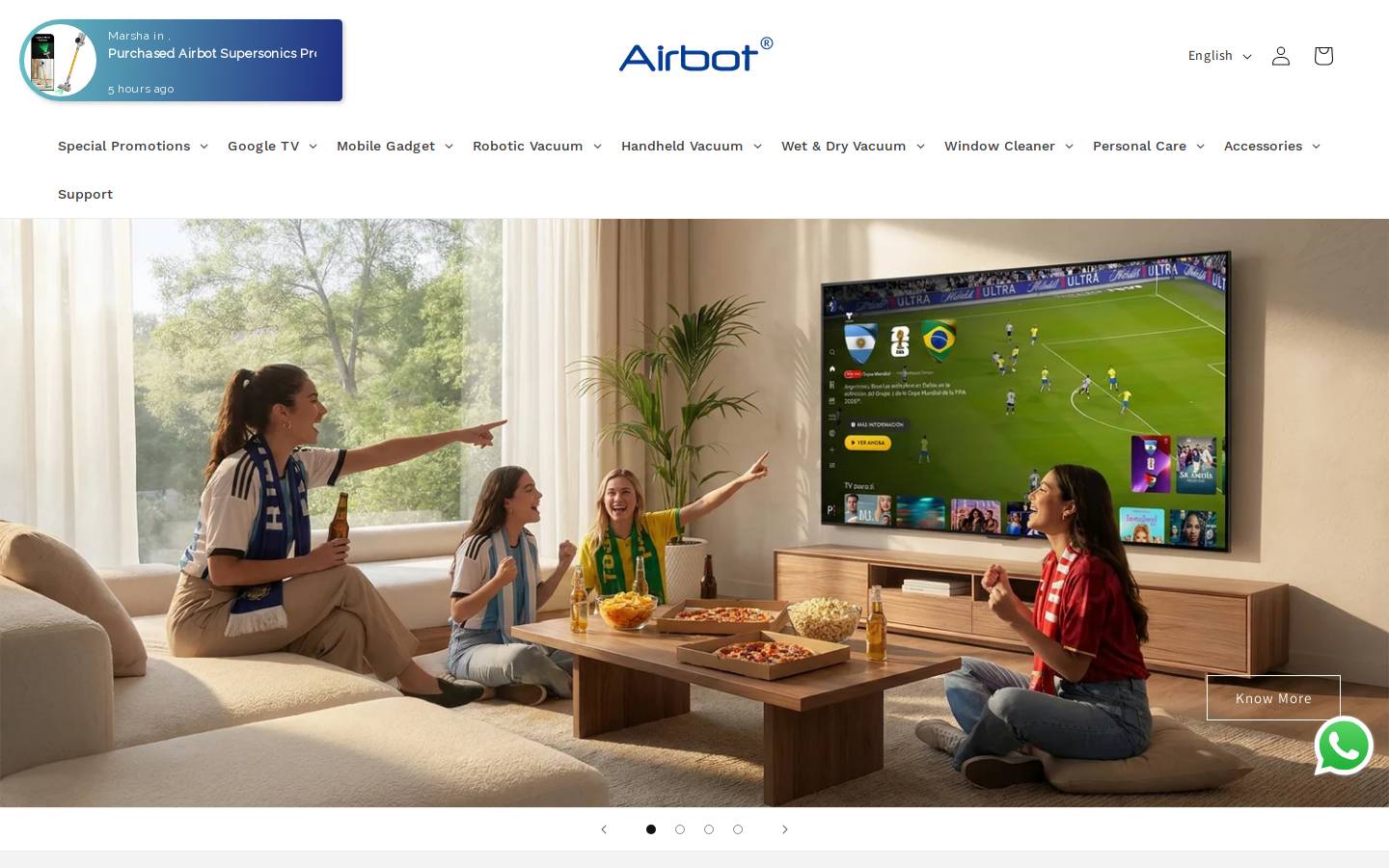 airbot.sg homepage screenshot