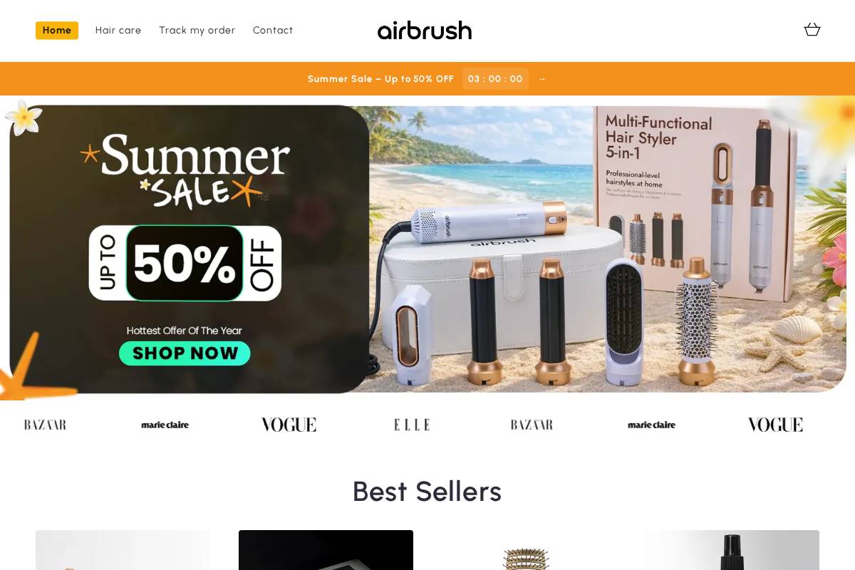airbrush-au.com homepage screenshot