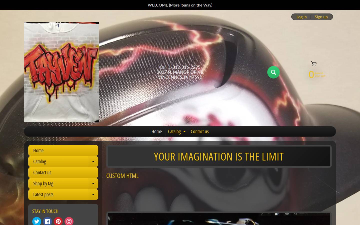 airbrushx-press.net homepage screenshot
