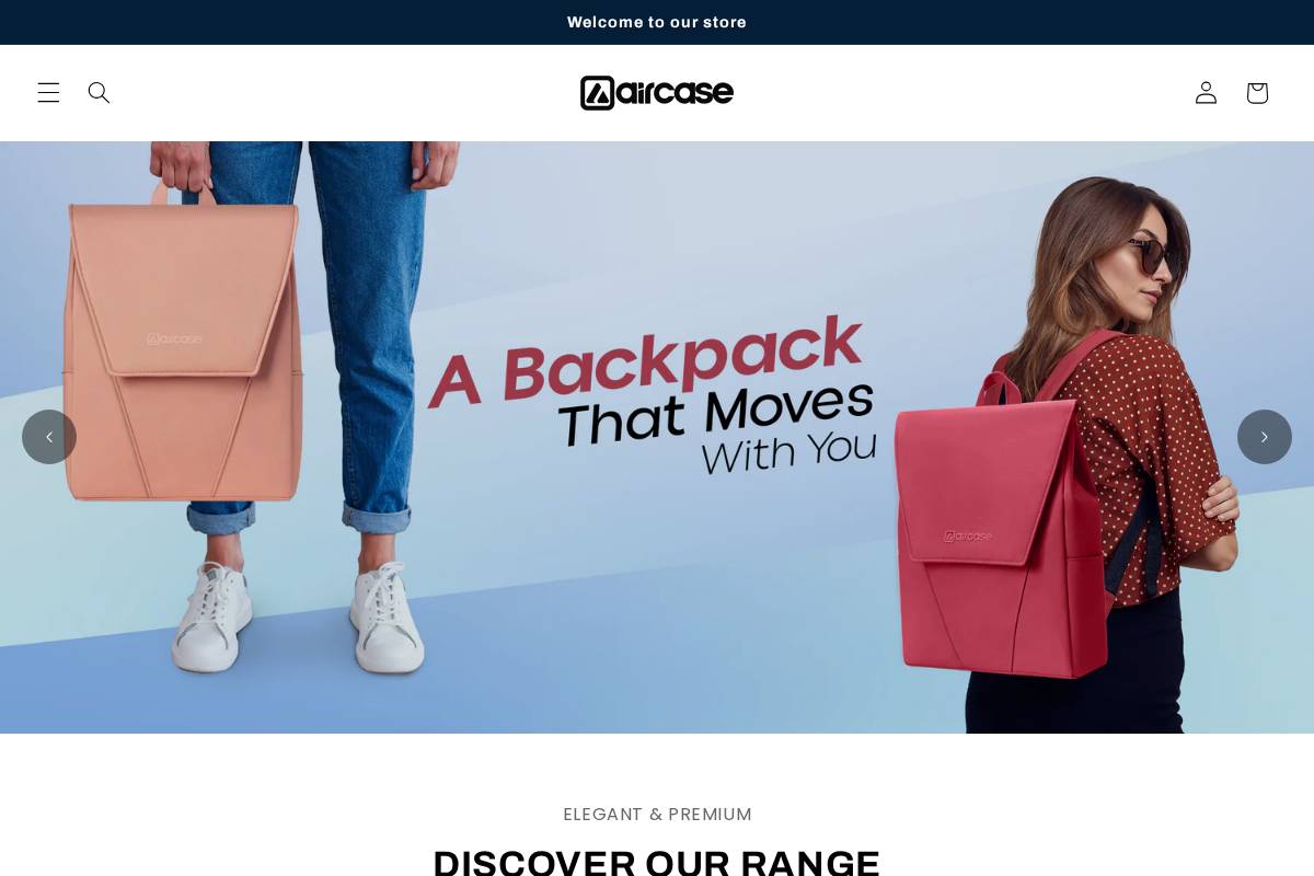 aircase.in homepage screenshot