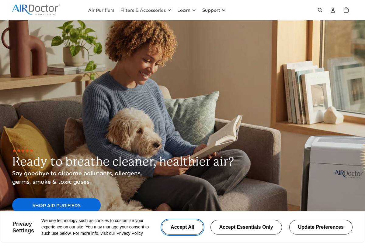 airdoctorpro.com homepage screenshot