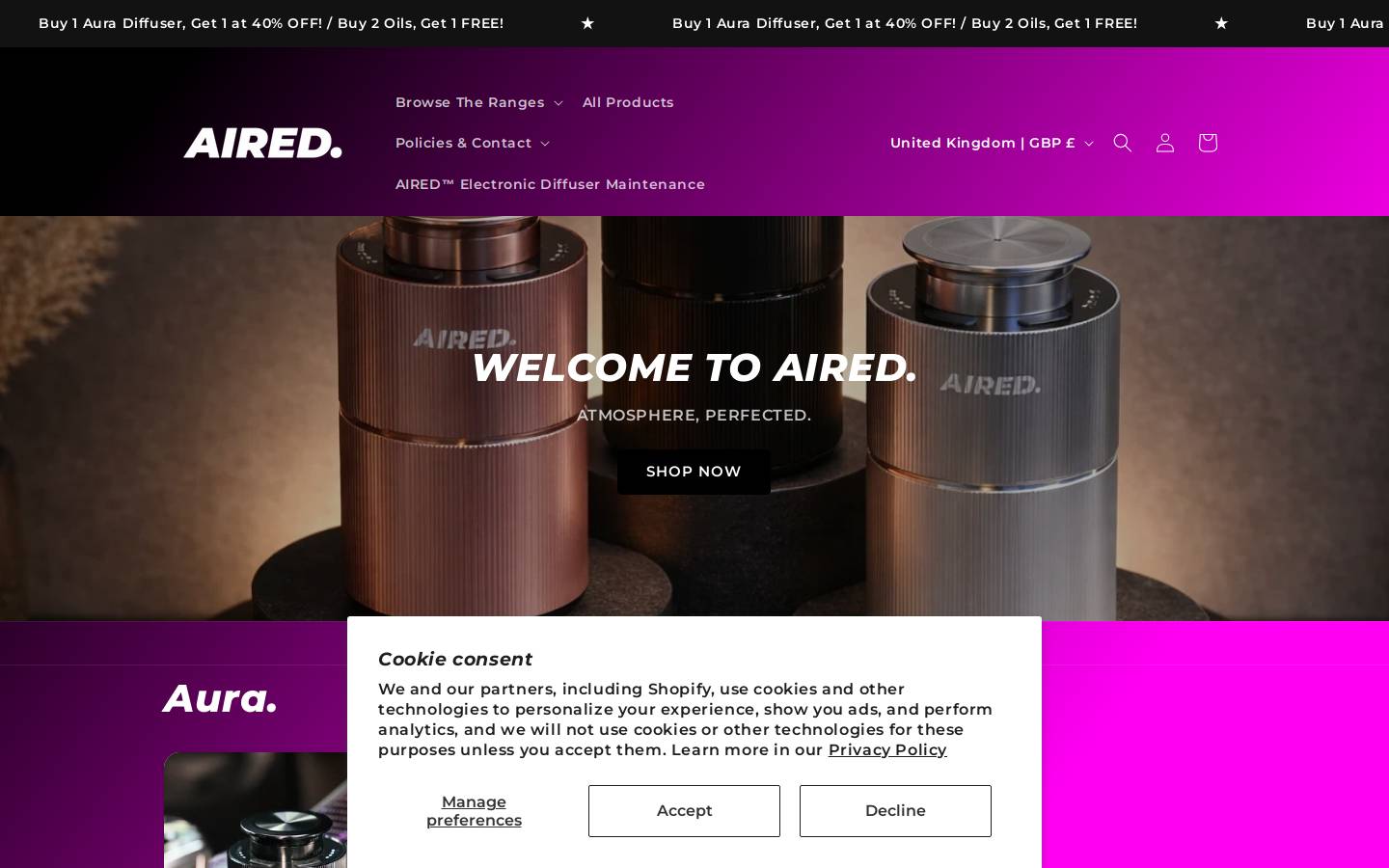 airedautomotive.com homepage screenshot