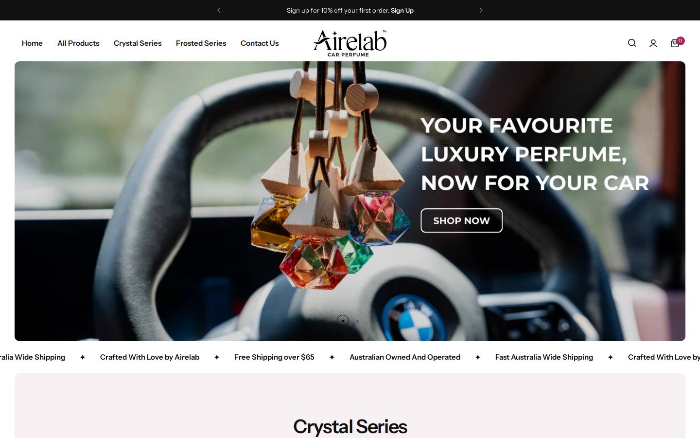 airelabofficial.com homepage screenshot