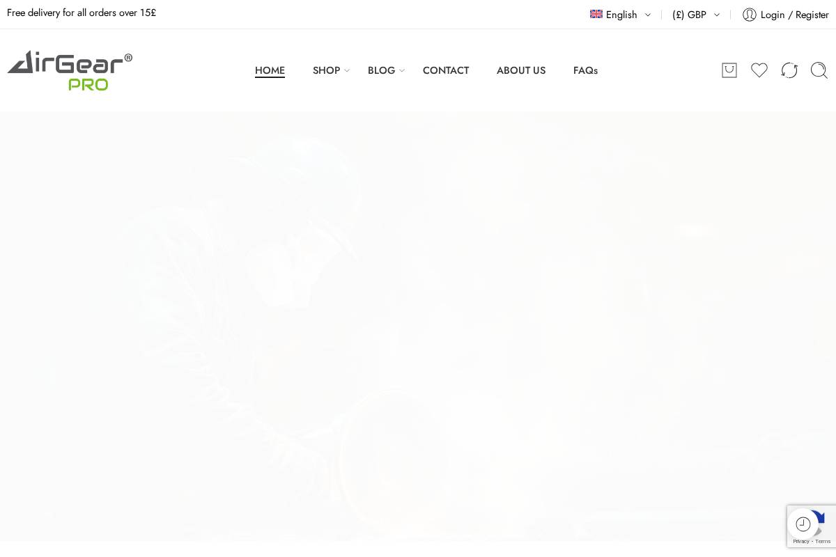 airgearpro.com homepage screenshot