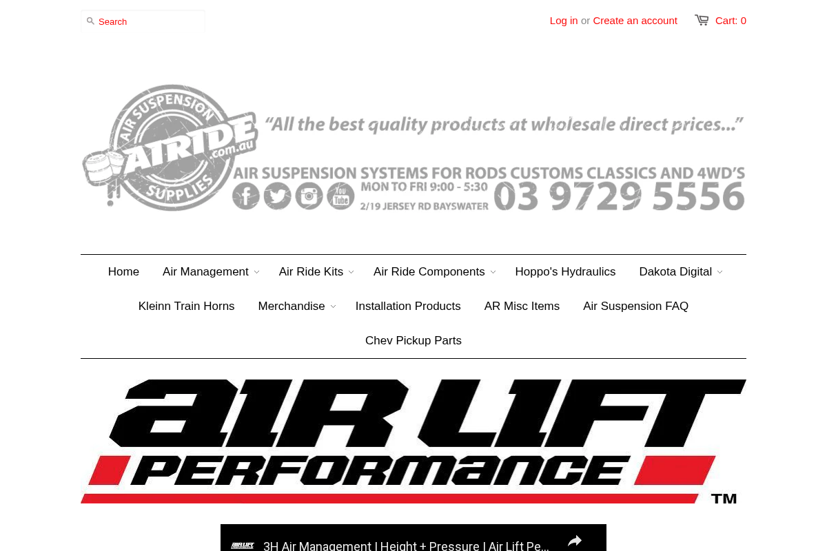 Airide homepage screenshot