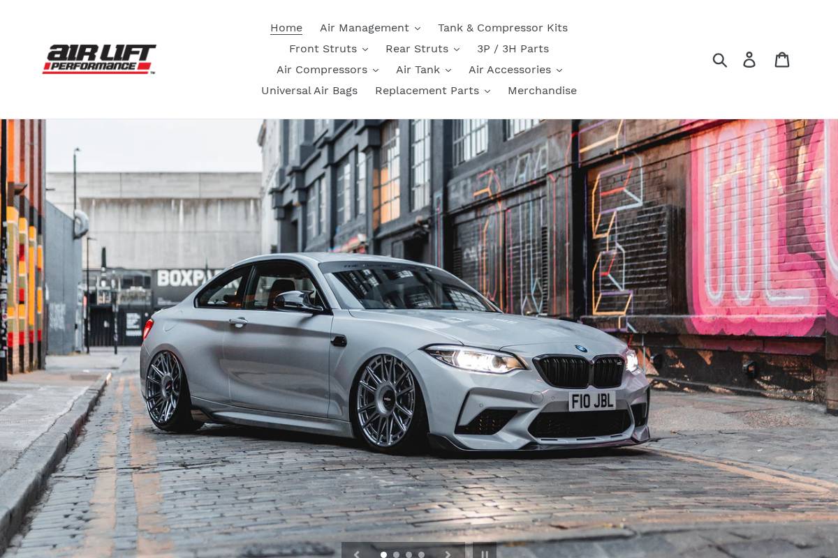 airliftperformance.co.uk homepage screenshot