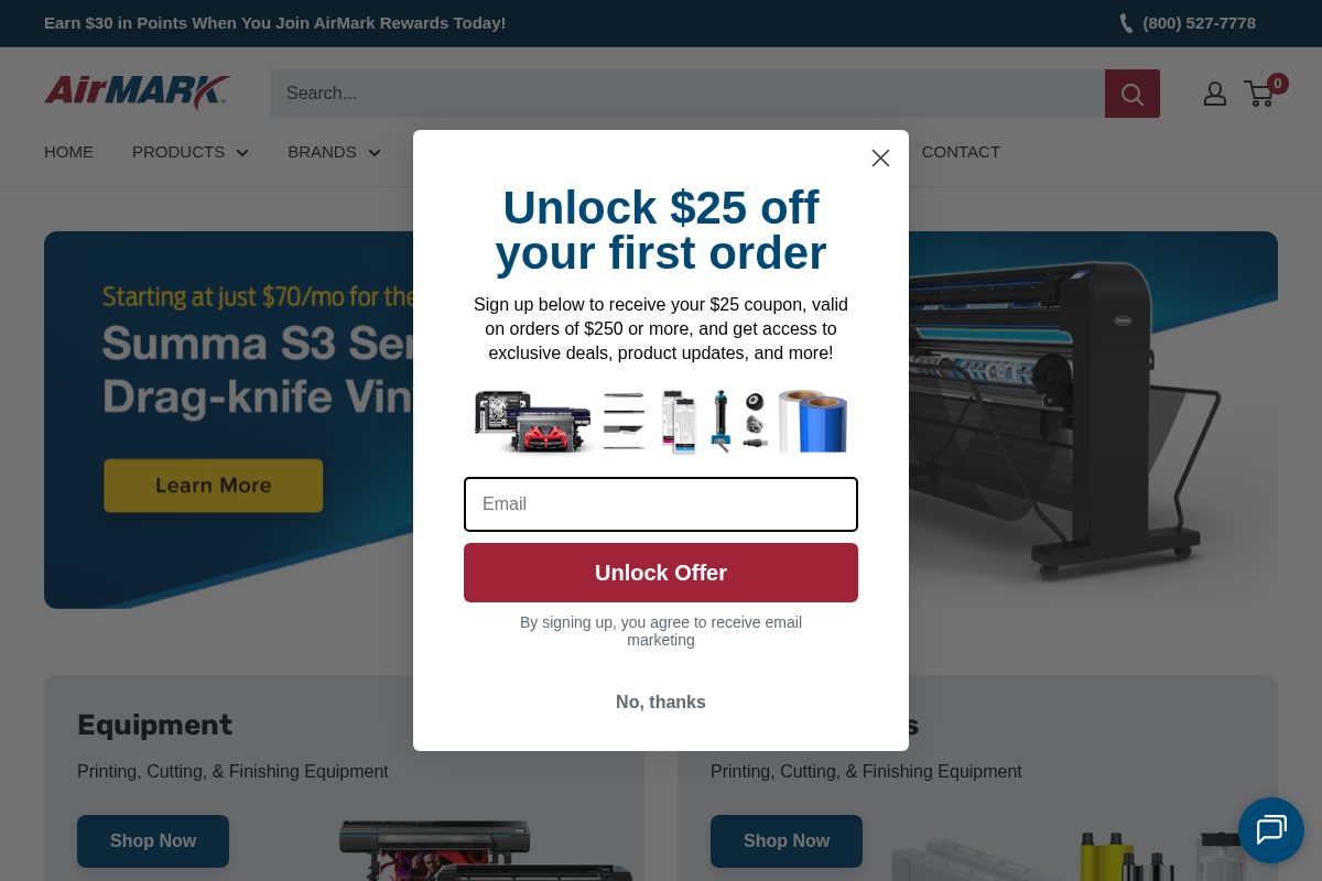 airmark.com homepage screenshot
