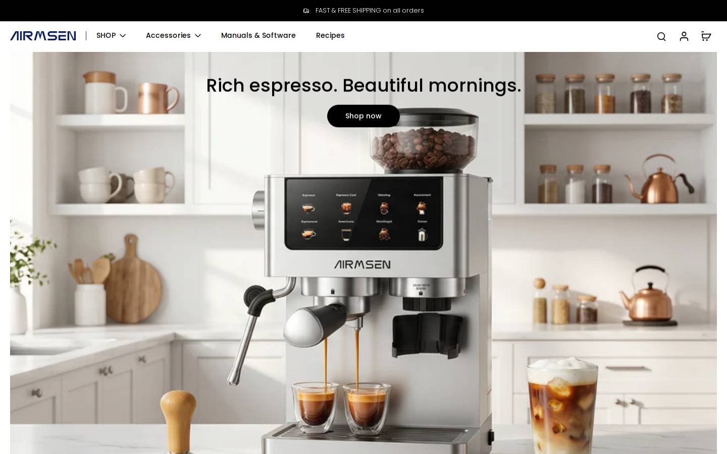 airmsen.com homepage screenshot
