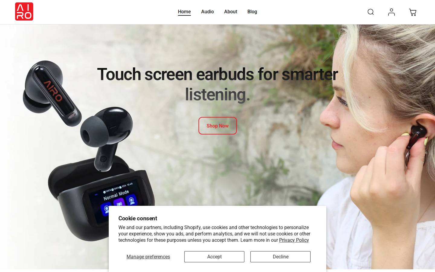airo.store homepage screenshot