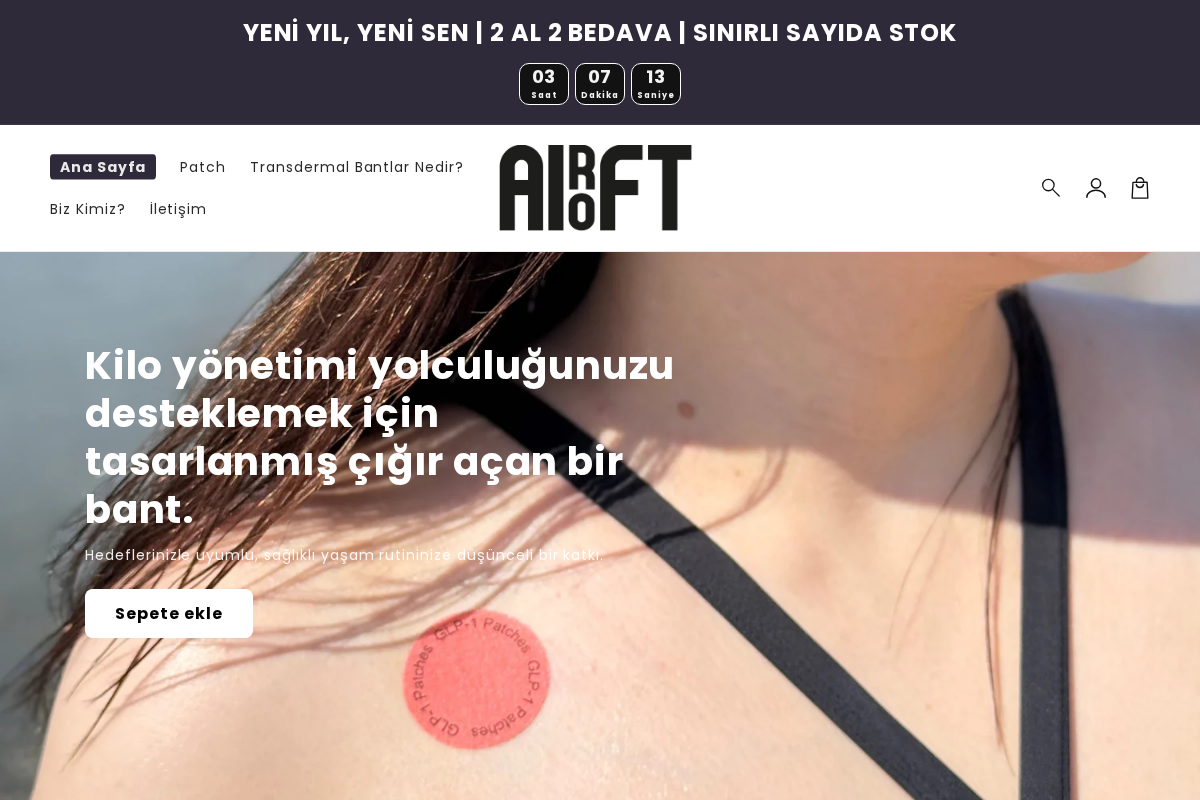 AirOft homepage screenshot