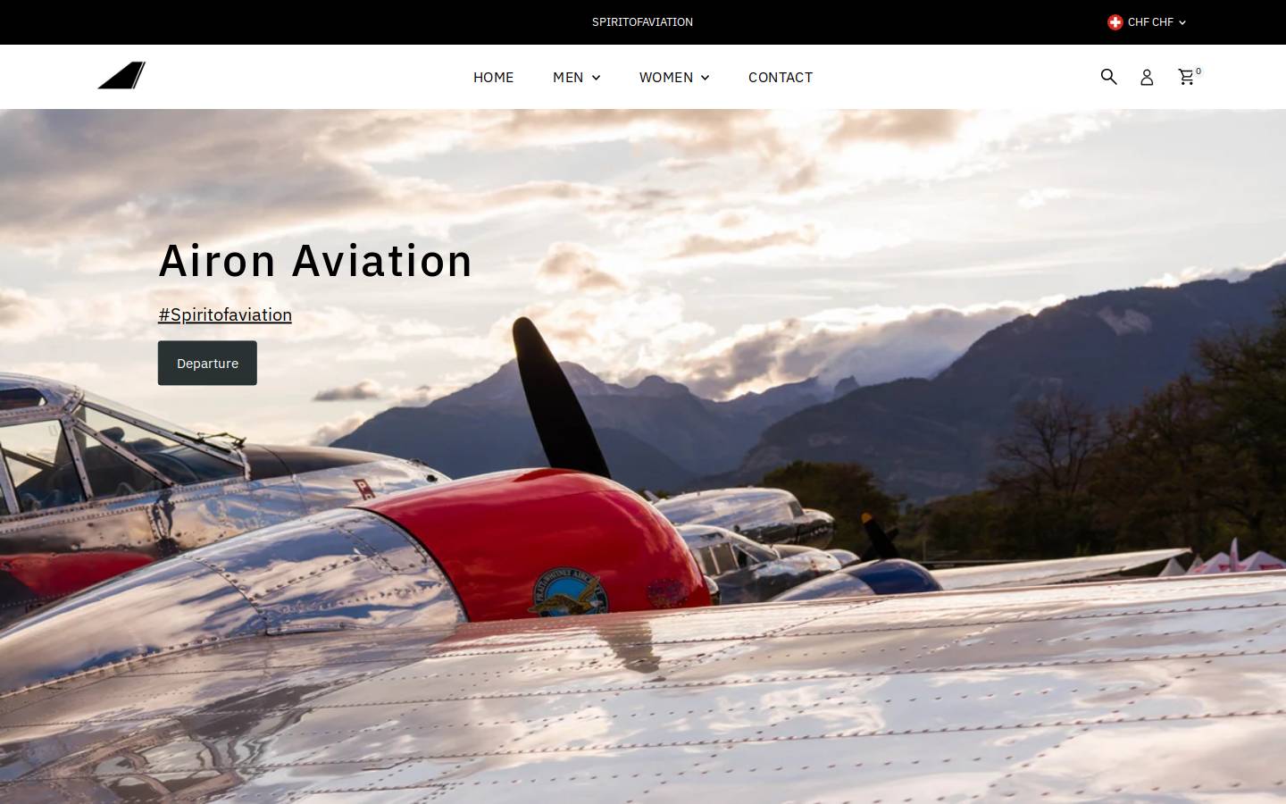 aironaviation.com homepage screenshot