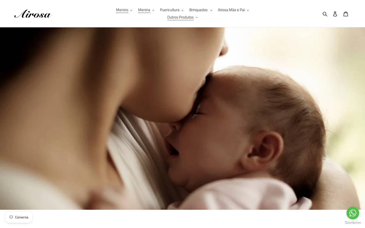 airosababy.com homepage screenshot