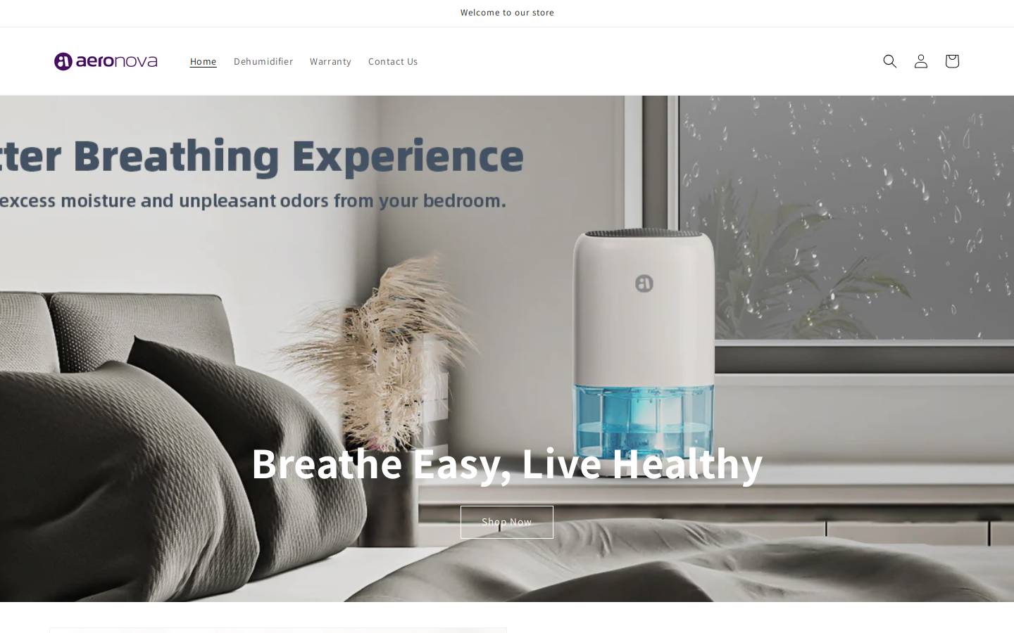 airovalumi.com homepage screenshot