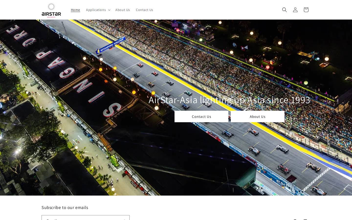 airstar-asia.com homepage screenshot