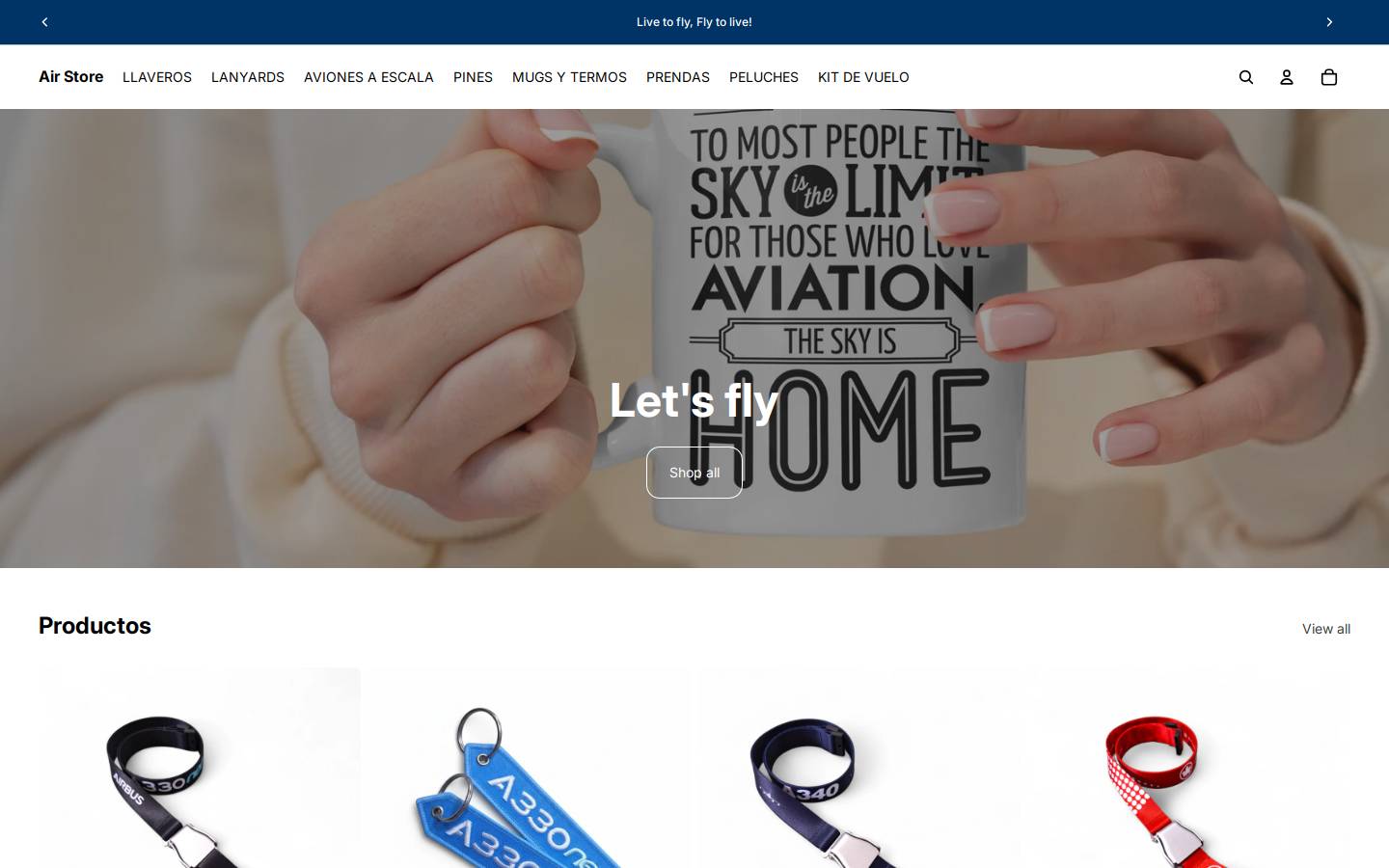 airstorecol.com homepage screenshot